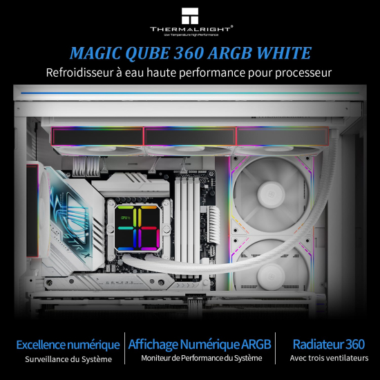 Chłodzenie wodne  Thermalright Magic Qube 360 ARGB White